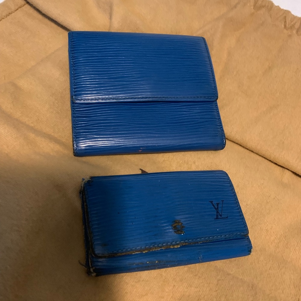 louis wallet and key holder set. USED.